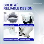 BlueStars Washer Drain Pump Assembly for Whirlpool