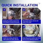 BlueStars Washer Drain Pump for Whirlpool & Kenmore