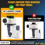 Washer Drain Pump W11399437 W11259498 Replacement
