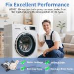 W10581874 Washing Machine Drain Pump for Maytag