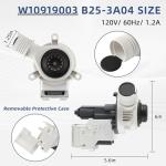 W10919003 Washer Drain Pump for Whirlpool and More