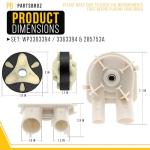 Washer Drain Pump & Motor Coupler Kit