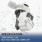 W10919003 Washer Drain Pump for Whirlpool and More