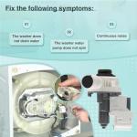Washer Drain Pump Assembly for Whirlpool and More