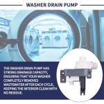 Magimaker Washer Drain Pump for Whirlpool and Maytag