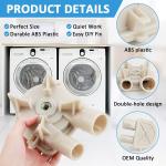 Washer Drain Pump Compatible with Whirlpool Kenmore