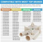Washer Drain Pump Compatible with Whirlpool Kenmore
