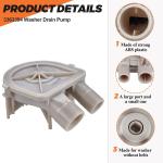 Washer Drain Pump Replacement for Whirlpool Kenmore