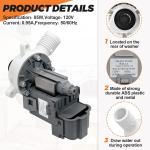 Whirlpool Cabrio Washing Machine Drain Pump