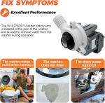 Whirlpool Cabrio Washing Machine Drain Pump