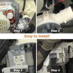 W10276397 Washer Drain Pump for Whirlpool, Kenmore