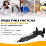 Techecook Washer Door Lock Switch for Kenmore, Samsung