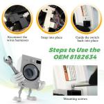 Techecook Washer Door Lock Switch for Kenmore, Samsung