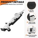 Washer Door Lock Switch for Kenmore Whirlpool Samsung