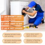 Lid Lock and Door Strike for Whirlpool Washers