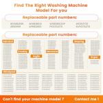 Lid Lock and Door Strike for Whirlpool Washers