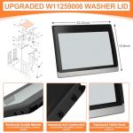 Washer Lid Replacement for Whirlpool and Maytag