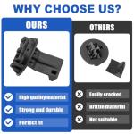 2-Pack W11457841 Washer Door Strike for Whirlpool