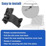 2-Pack W11457841 Washer Door Strike for Whirlpool