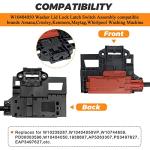 Washer Lid Lock Latch Switch for Whirlpool