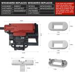 W10404050 Washing Machine Lid Lock Latch Assembly