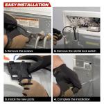 W10404050 Washing Machine Lid Lock Latch Assembly