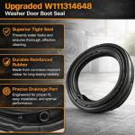 Washer Door Boot Seal for Whirlpool and Maytag