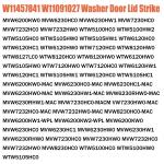 Washer Lid Lock Set for Maytag Whirlpool 2 Pack