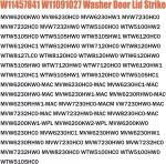 Maytag Washer Lid Lock and Whirlpool Door Latch