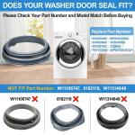 Washer Door Boot Seal for Maytag Whirlpool