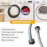 Stainless Steel 6Ft Washing Machine Hose Set