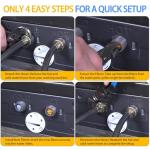 4-Pack Water Filter Screen for LG & Whirlpool Washers