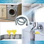 10ft Washing Machine Drain Hose with Clamp