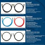 Whirlpool 8212487RP OEM Washer Fill Hoses, 5 Feet