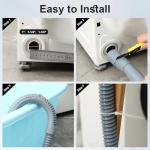 10ft Universal Washing Machine Drain Hose with Clamp