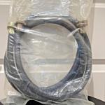 6-Foot Black Rubber Washing Machine Hoses W10254449
