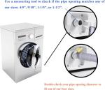 6.5ft Universal Washing Machine Drain Hose Extension