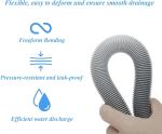 6.5ft Universal Washing Machine Drain Hose Extension