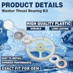 Washer Thrust Bearing Kit - Fits Many Brands