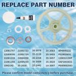 Washer Thrust Bearing Kit - Fits Many Brands
