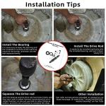 Pilida W10435302 Tub Shaft & Bearing for Whirlpool