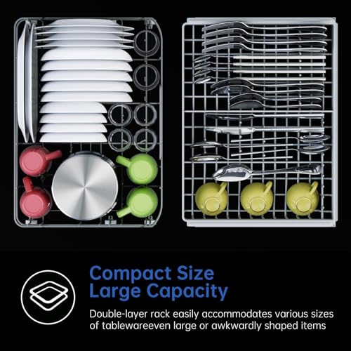 Portable Countertop Dishwasher with 5L Tank