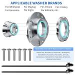All-Metal Washing Machine Drum Mounting Hub Replacement