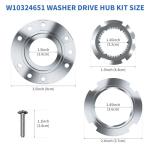 All-Metal Washing Machine Drum Mounting Hub Replacement