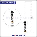 Washer Suspension Rod Kit for Whirlpool Machines