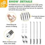 W10780048 Suspension Rods & W10400895 Springs Set