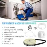 Washer Pulley Clutch Kit & Drive Belt Set