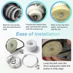 Washer Pulley Clutch Kit & Drive Belt Set