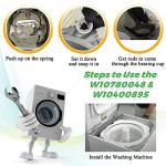 W10780048 Suspension Rods & W10400895 Springs Set