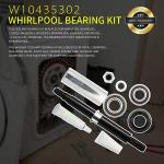 Whirlpool Cabrio Washer Tub Shaft & Bearing Kit
